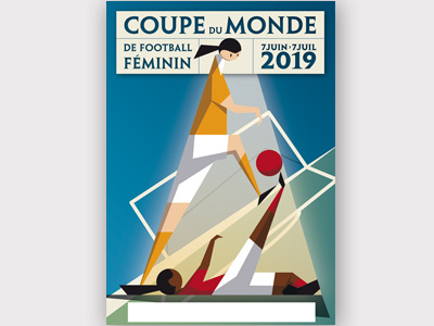 Affiche - Coupe du monde de football feminin