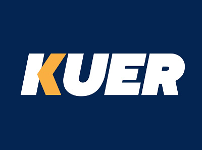 KUER Logo Design graphic design logo