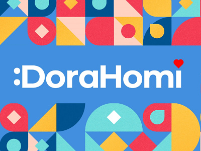 :DoraHomi Brand Identity branding graphic design logo typography vector