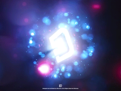 Particle Energy Blast Logo after effects animation blast energy explosion force lens flare logo particles vortex