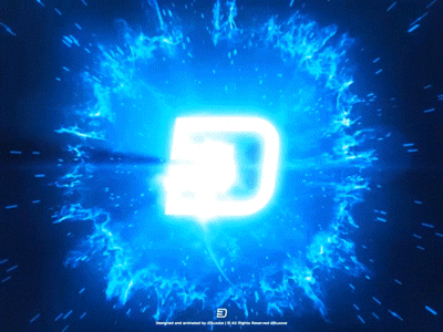 Particle Knot Logo Reveal after effects blast energy glow lens flare light logo animation particles particular trails