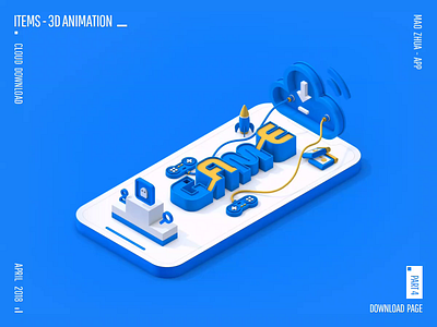 MAO ZHUA - APP 3D ANIMATION 3d animation design