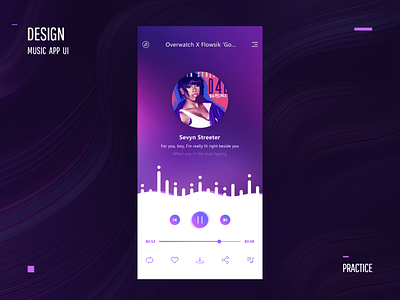 music app ui practice