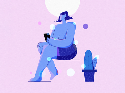 phone girl behance digital drawing girl illustrator logo nude vector
