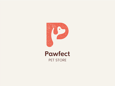 Pawfect Pet Store logo app art behance branding design drawing dribbble graphic design illustration illustrator logo pet logo pet store pets store ui