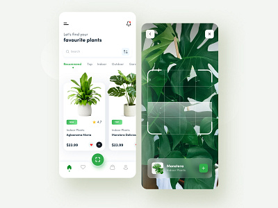 Plant App app application behance camera app designer drawing dribbble graphic design illustrator linkdin mobile mobile ui plantapp trend trendy trendy app ui uiapp uigoals uiux