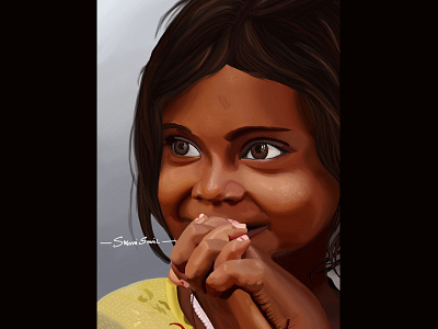 DIGITAL PAINTING GIRL art behance digital dribbble illustration