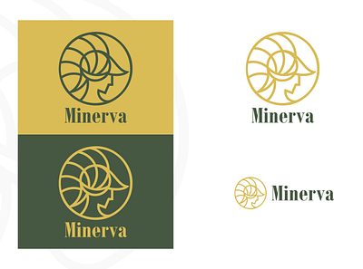 Minerva Logo and branding branding illustration logo minimal vector