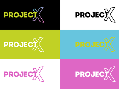 Project X Logo design branding design illustration logo minimal