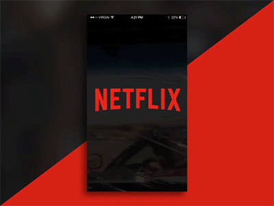 Netflix | Login Page (Animation) animation app application daily dailyui design ios mobile motion netflix ui ux
