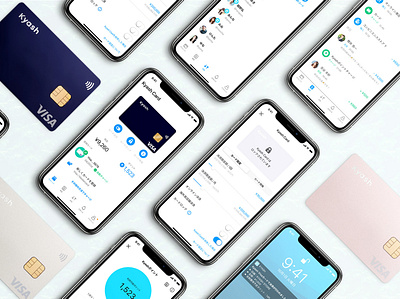 Digital banking company "Kyash" products and Key visual ideas android android app android app design app design card design graphic graphic design graphicdesign ios app ios app design