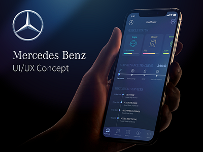 Mercedes-Benz UI/UX Design Concept