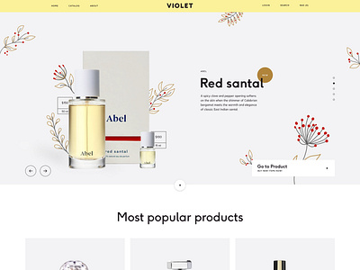 Violet Home Page Template For Cs Cart By Anastasia Hrynchyshyna For Evne Developers On Dribbble