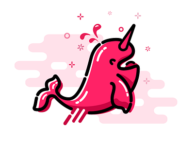 Pink Sea Unicorn