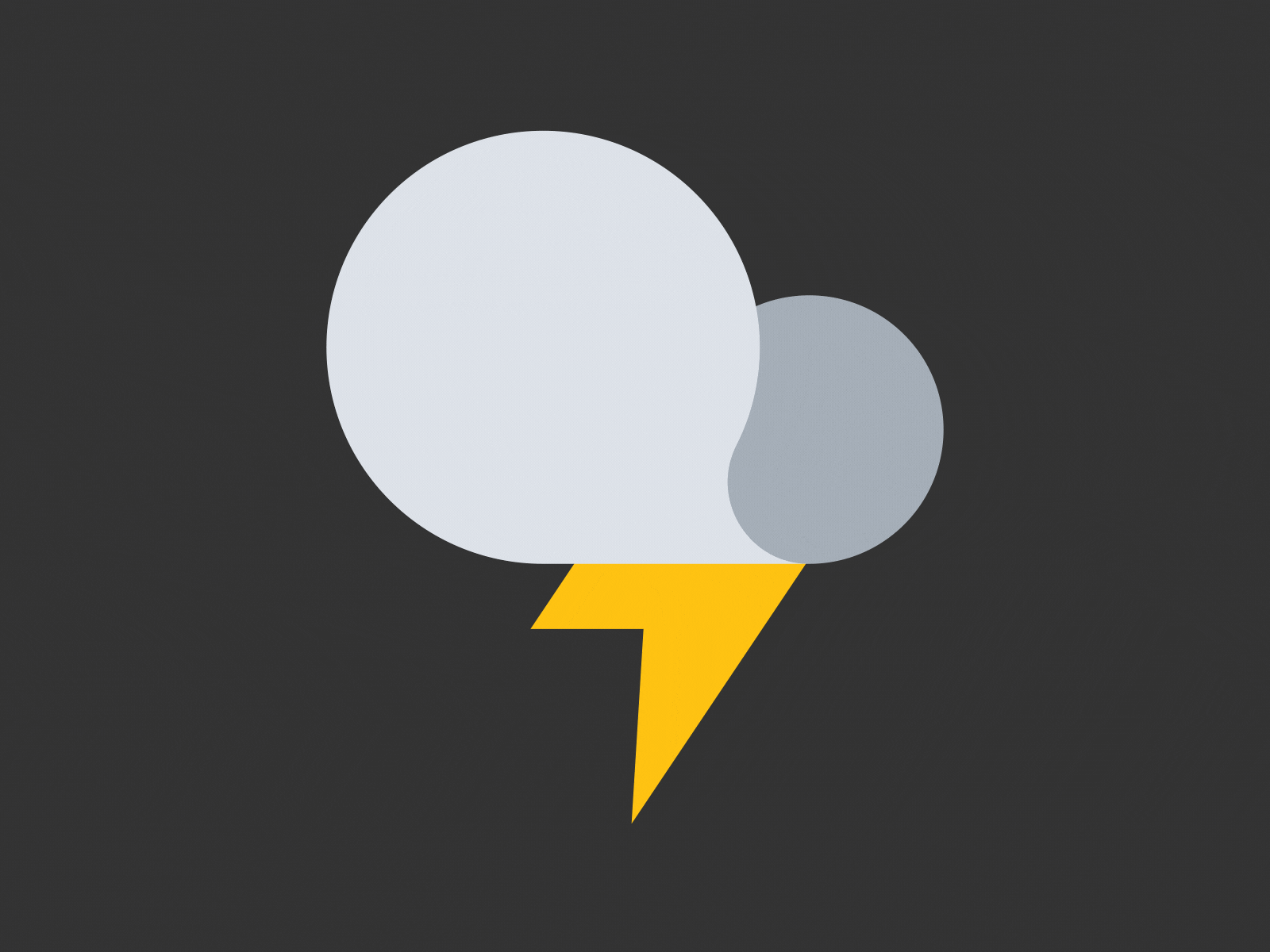 Thunder after affects animated weather animation branding dashboard graphic design illustration logo motion graphics ui weather weather channel weather forecast weather icon