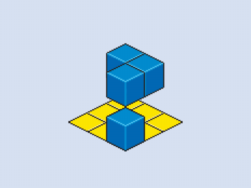 Tetris 2d after affects animation design digital gif graphic design illustrator loading loop mosaic motion motion graphics pixel tetris ui vector web