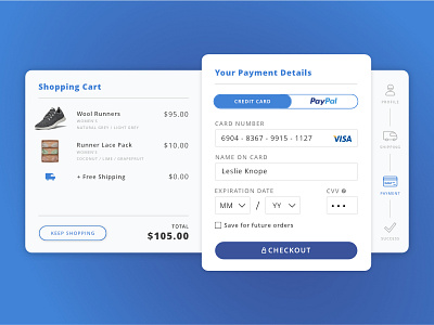 DailyUI #002 - Credit Card Checkout 002 checkout credit card daily ui 002 dailyui desktop e commerce form payment ui ux