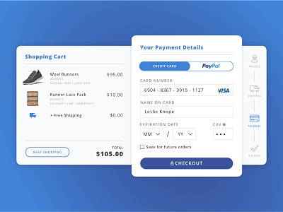 DailyUI #002 - Credit Card Checkout