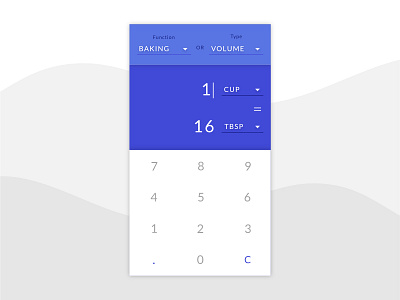 Daily UI #004 - Calculator calculator conversion daily ui ui unit ux