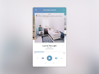 Daily UI #009 - Music Player 009 daily ui mobile music player ui ux