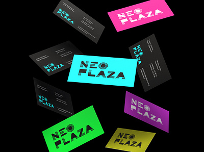 Neo Plaza / stationery branding business card design identity logo mall mall identity stationery визуальная идентификация разработка логотипа