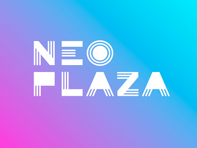 Neo Plaza / logotype branding branding design design gradient gradients identity logo logotype logotype design mall mall identity neo neon neon colors type type design визуальная идентификация разработка логотипа