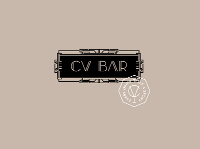 CV BAR / Logotype bar branding cv bar identity speakeasy speakeasy bar визуальная идентификация разработка логотипа