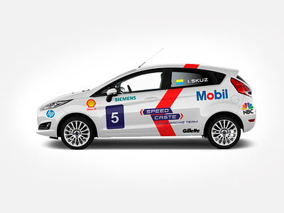 Speed Caste Skuz Racing Team / livery car design branding car graphic design identity livery car design logo racing car
