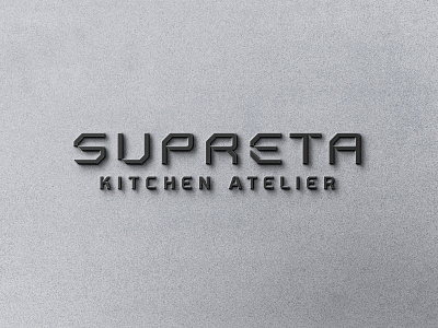 Supreta branding design graphic design identity kitchen atelier logo supreta supreta kitchen atelier визуальная идентификация разработка логотипа