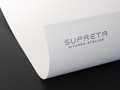 Supreta brand identity branding graphic design identity kitchen atelier logo stationery supreta разработка логотипа