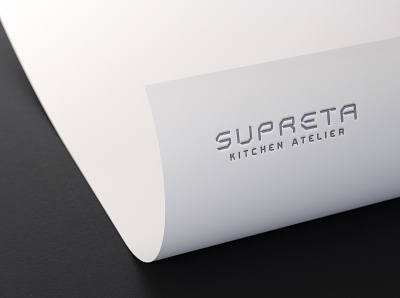 Supreta brand identity branding graphic design identity kitchen atelier logo stationery supreta разработка логотипа