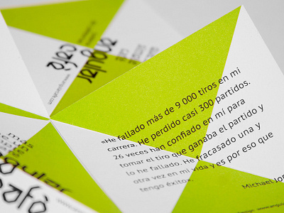 Angular Café (leaflet) angular café coffee geometric go green leaflet paper to triangle