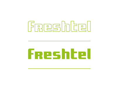 Freshtel / Logotype 4g branding design freshtel geometric identity logo logotype logotype design variative визуальная идентификация разработка логотипа