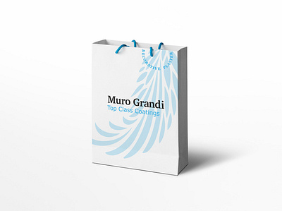 Muro Grandi / Identity branding design identity logo paper bag swallow визуальная идентификация