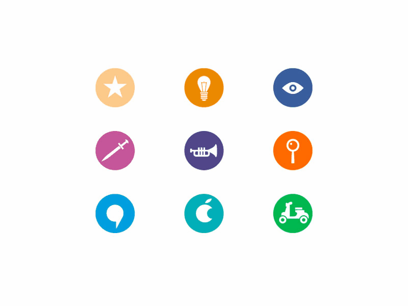 Kidappers / Icons app branding design icon set identity ikons illustration kidappers variative визуальная идентификация