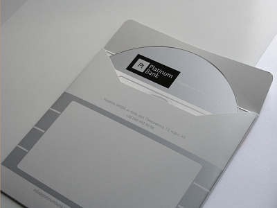 Platinum Bank / Identity bank banking branding cd cover cd design design envelope design identity logo platinum stationery визуальная идентификация