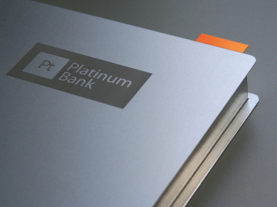 Platinum Bank / Identity bank banking branding design identity logo notebook platinum pt stationery stationery design визуальная идентификация