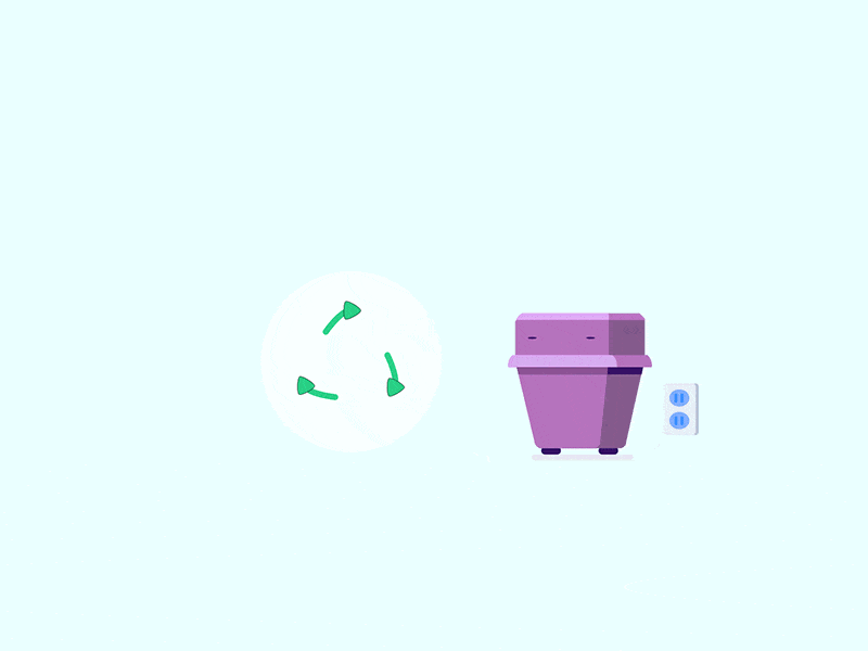 Recycle_athens ae after affects animation athens design illustration logo motion