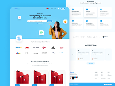 Shipto ecommerce website design ecommerce ecommerce design landing page landingpage mobile app design ui ui design uidesign ux web website website design