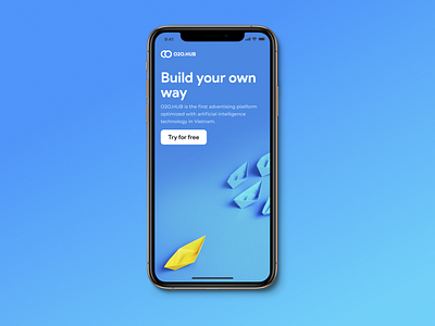 Mobile App Concept - O2O.HUB branding design interaction design landing page landingpage mobile mobile app design mobile design mobile ui ui user interface ux web