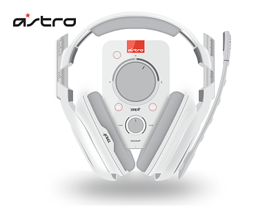 Astro a40TR Headset astrogaming esports gaming illustrator product design realism