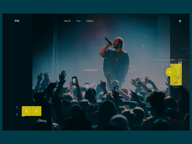 Post Malone Landing Page