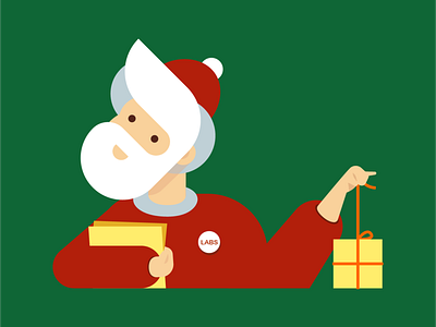 Gift Picker 3 christmas illustration jing santa