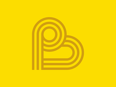 PB Mark branding lettering logo