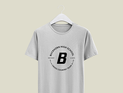 Buckhorn Cross Country Team cross country logo running school school logo sticker tshirt tshirts