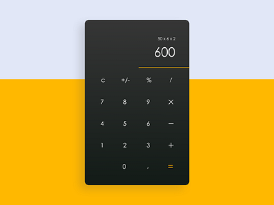 Daily UI 003 - Calculator calculator dailyui graphic ui