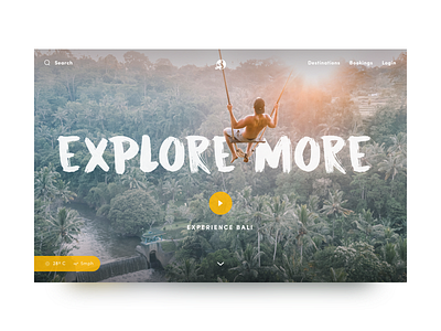 Daily UI 005 - Travel Landing Page