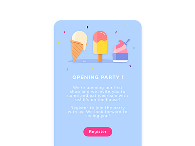 Daily UI 006 - Icecream voucher