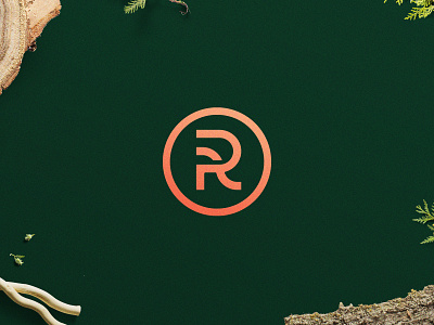 Raw Resin - Icon art copper icon logo logo design minimal monogram resin
