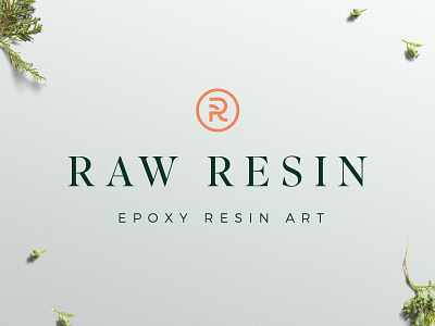 Raw Resin - Logo Design branding copper design icon inspiration logo logo design branding logotype minimal modern resin vector